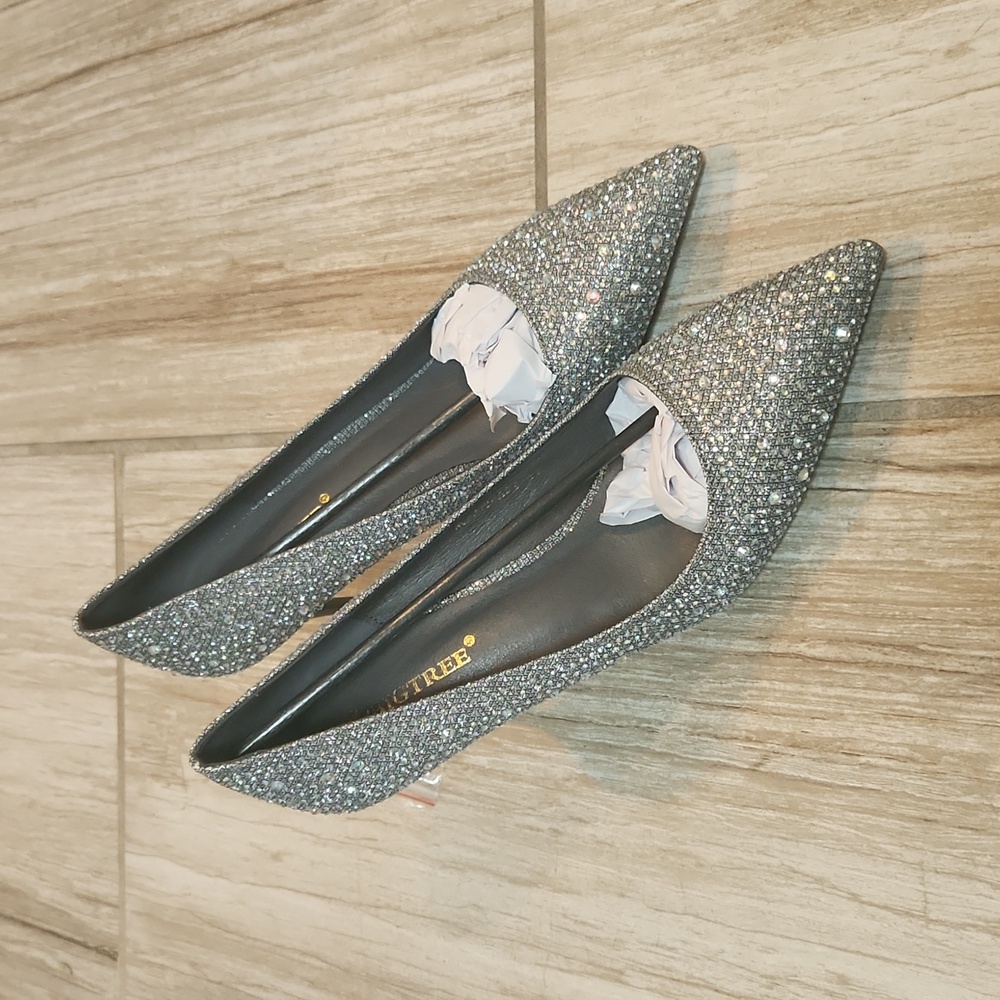 Sparkle Silver Heel